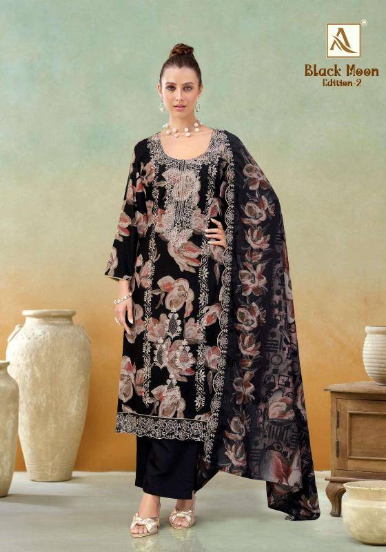 Alok suits black moon vol-2 Latest dress materials in Surat